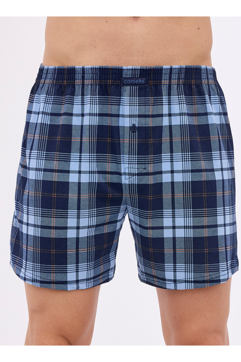 Трусы-слипы мужские Cornette Comfort 008-294  B24 4XL голубо-синие