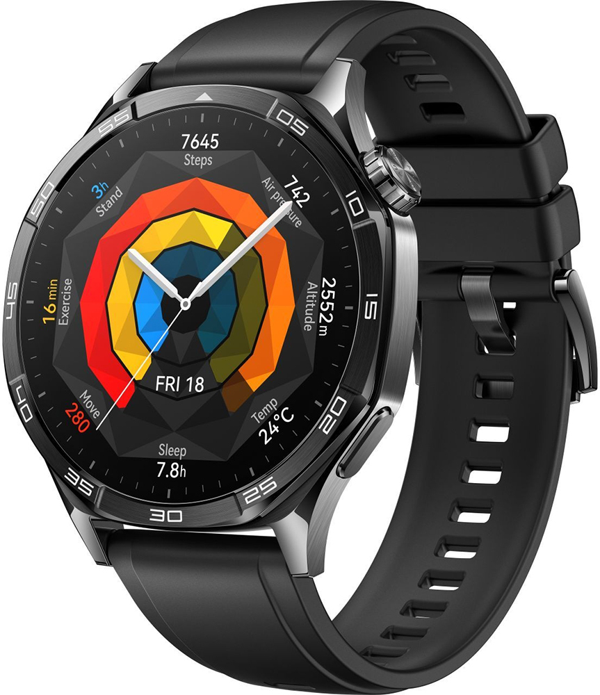 Смарт-годинник Huawei Watch GT 5 46mm Active Black (55020DKM) фото1