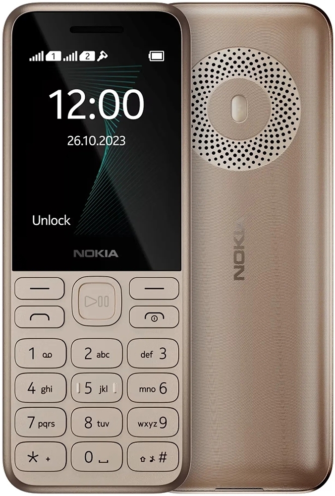 Мобільний телефон Nokia 130 Dual Sim 2023 Light Gold (286844678) фото1