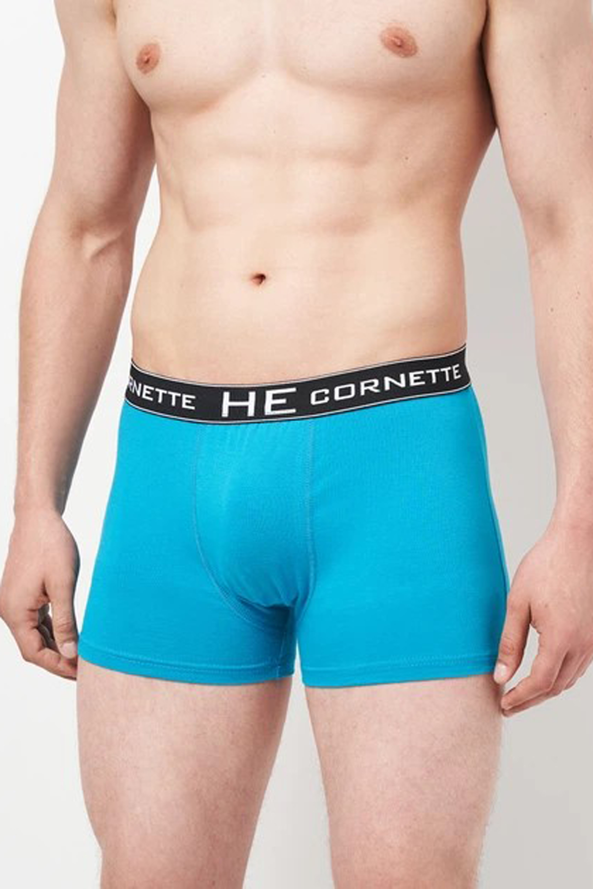 Труси-боксери чоловічі Cornette 503 HE NEW L бірюзові фото1