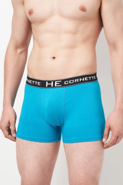 Труси-боксери чоловічі Cornette 503 HE NEW L бірюзові фото