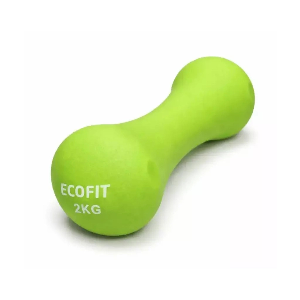 Гантель Ecofit MD2026 з неопреновим покриттям 2 кг (K00026991) фото1