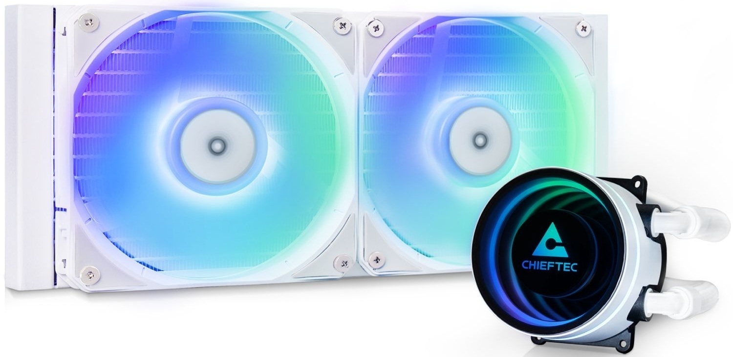 Система рідинного охолодження Chieftec Iceberg 240 ARGB WHITE (CLC-240-RGB-W) фото1