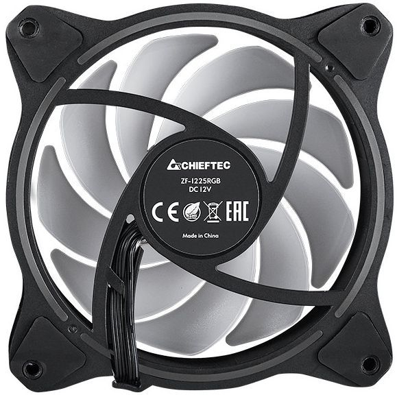 Корпусний вентилятор Chieftec ZF-1225RGB-R PWM Reversible (ZF-1225RGB-R) фото1
