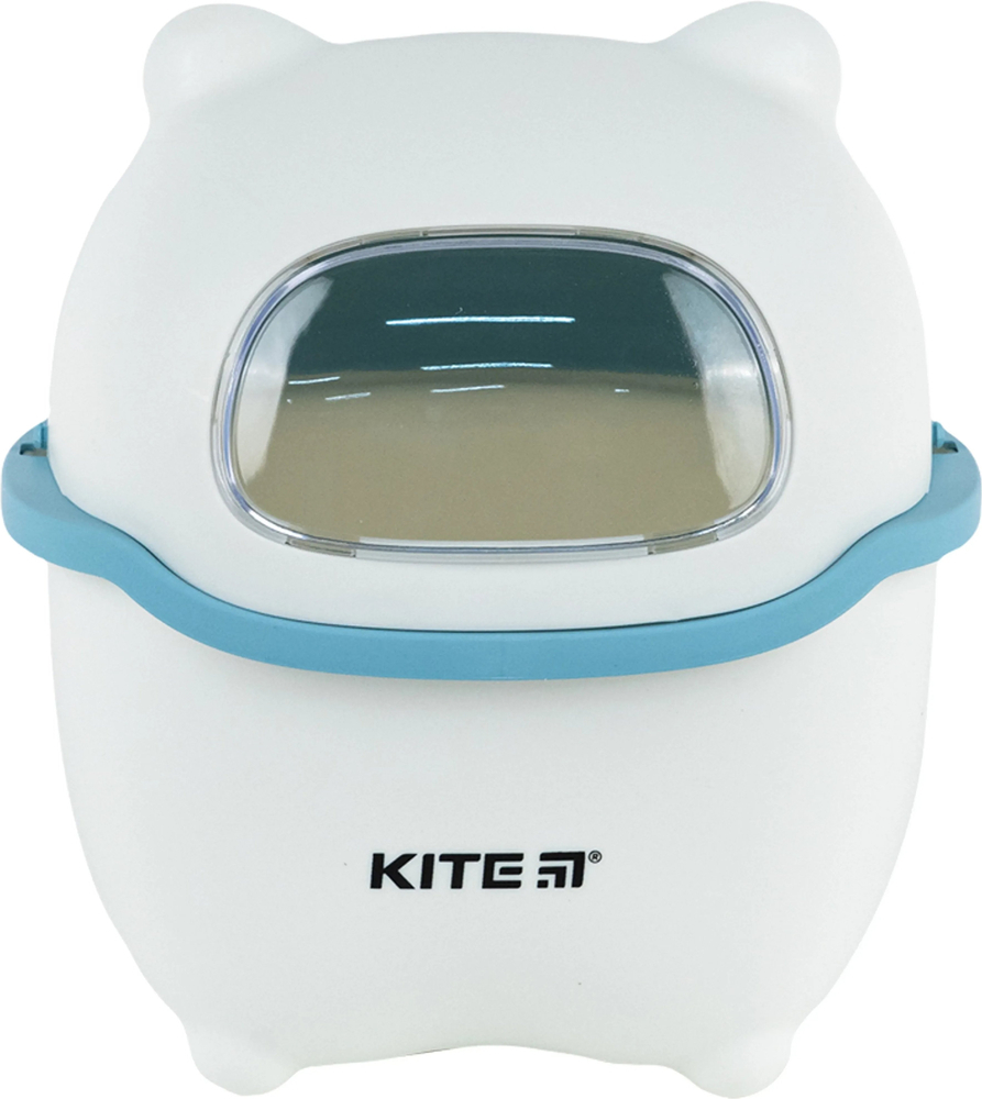 Настільний контейнер для сміття Kite, біло-блакитний (K24-009-6) фото1