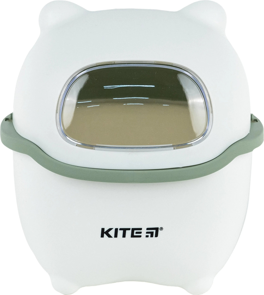 Настільний контейнер для сміття Kite, біло-зелений (K24-009-7) фото1