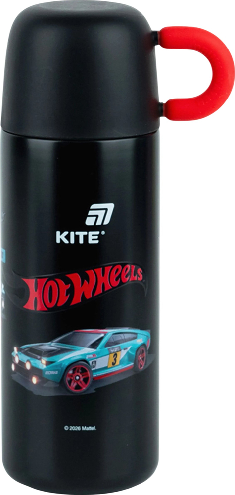 Термос Kite 480 мл, Hot Wheels (HW26-312) фото1
