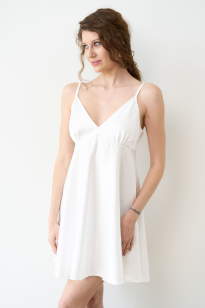 Ночная рубашка женская Effetto Satin Basic S03199P 3XL белая фото