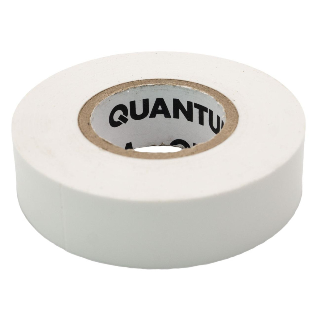 Ізоляційна стрічка Quantum white shinny 18мм/20м (QM-EIT130WS-18/20) фото1