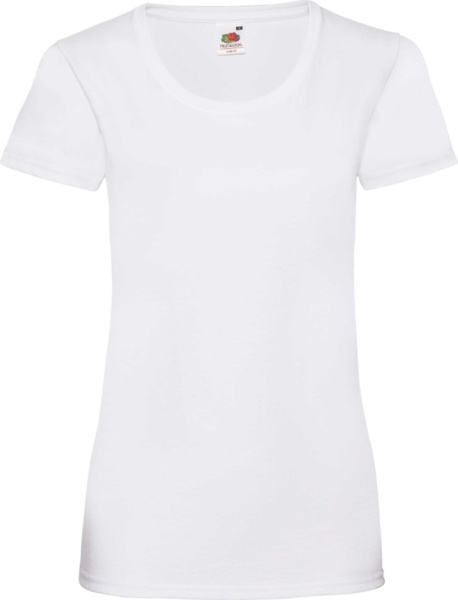Футболка хлопоковая женская Fruit of the Loom Valueweight Ladies 0613720-36 XS чорна фото