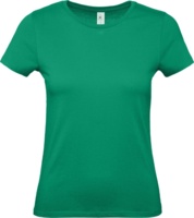 Футболка хлопоковая женская B&C #E150\women TW02T73-3S S бирюзовая