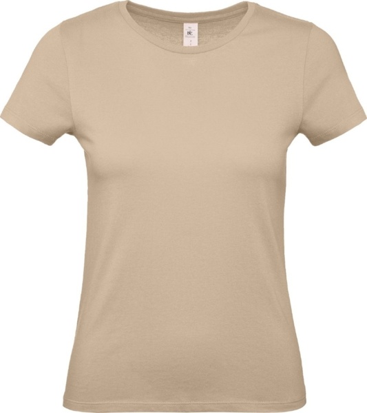 Футболка хлопоковая женская B&amp;C #E150\women TW02T12-0M M бежевая фото