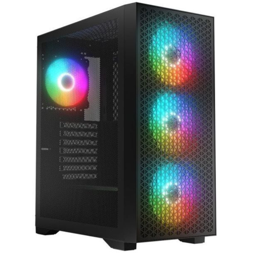 Корпус LogicConcept DART PRO ARGB MIDI BLACK MESH fans 4x120mm без БЖ ATX