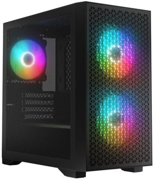 Корпус LogicConcept DART PRO ARGB MINI BLACK MESH fans 3x120mm без БЖ mATX