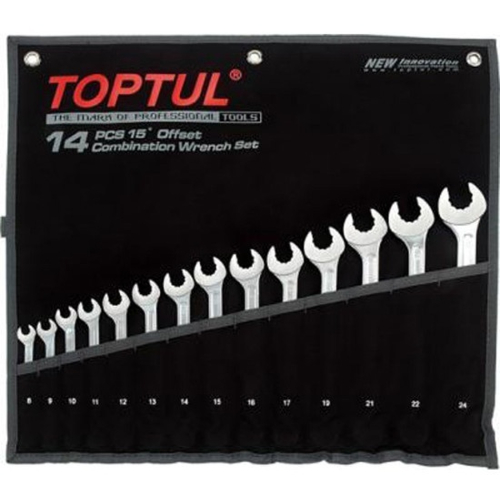 Ключ Toptul комбинированный 8-24 мм 14 шт. Dynamic (GPAQ1402)