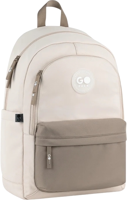 Рюкзак GoPack Education Teens 141L бежевий, коричневий (GO26-141L-1) фото1