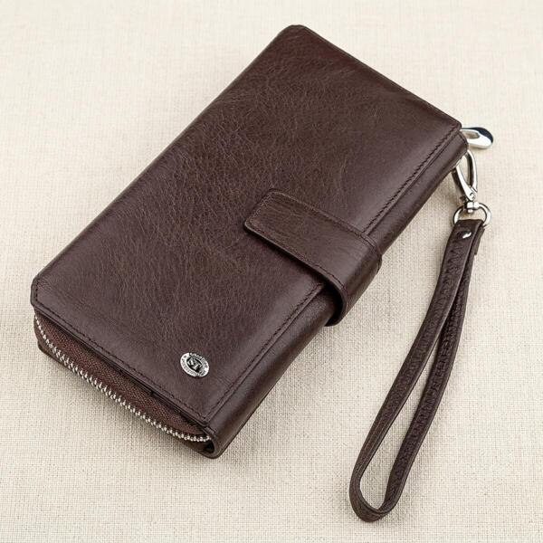 Гаманець жіночий шкіряний St Leather 18457 коричневий фото