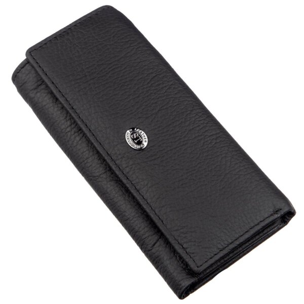 Кошелек мужкой кожаный St Leather 18839 черный фото