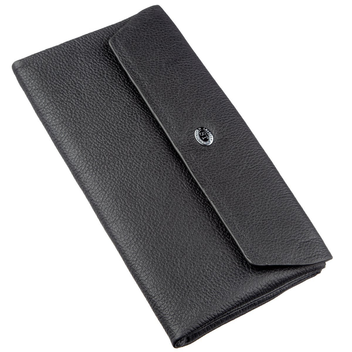 Кошелек женский кожаный St Leather 18842 черный фото1