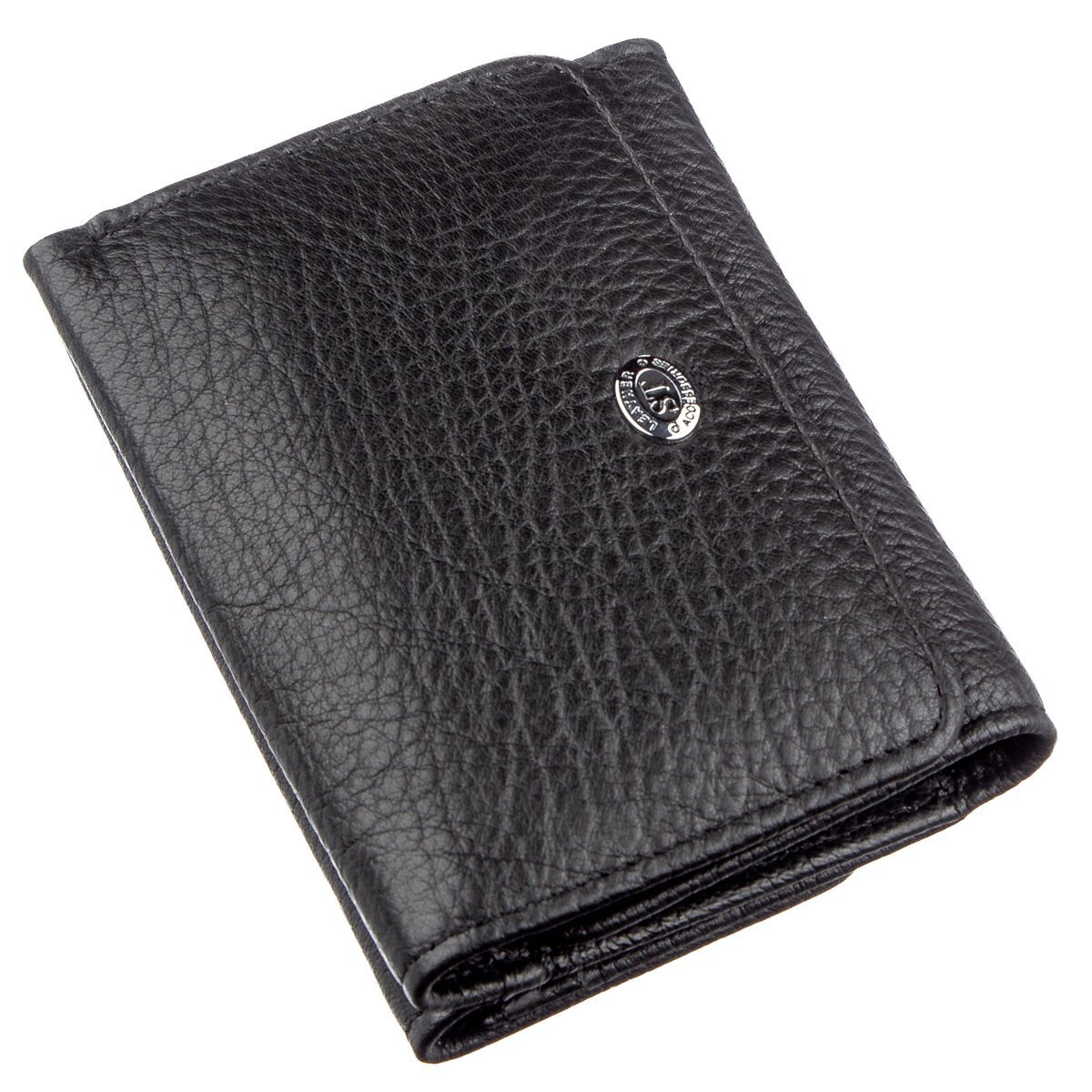 Кошелек женский кожаный St Leather 18886 черный фото1