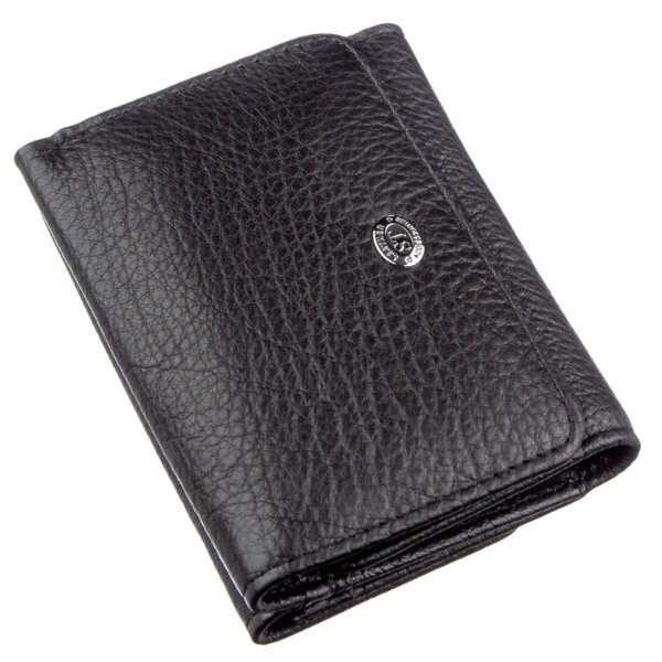 Кошелек женский кожаный St Leather 18886 черный фото