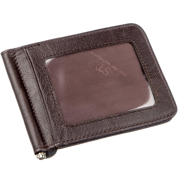 Кошелек мужкой кожаный St Leather 18938 коричневый фото