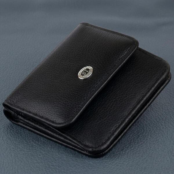 Кошелек женский кожаный St Leather 19332 черный фото
