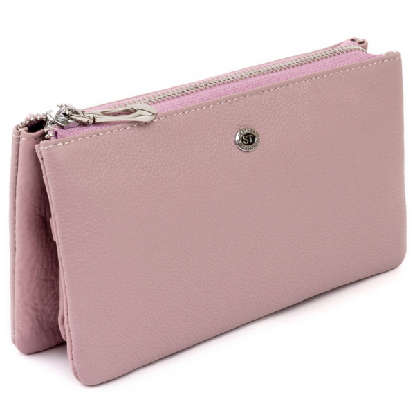 Кошелек женский кожаный St Leather 19341 розовый фото