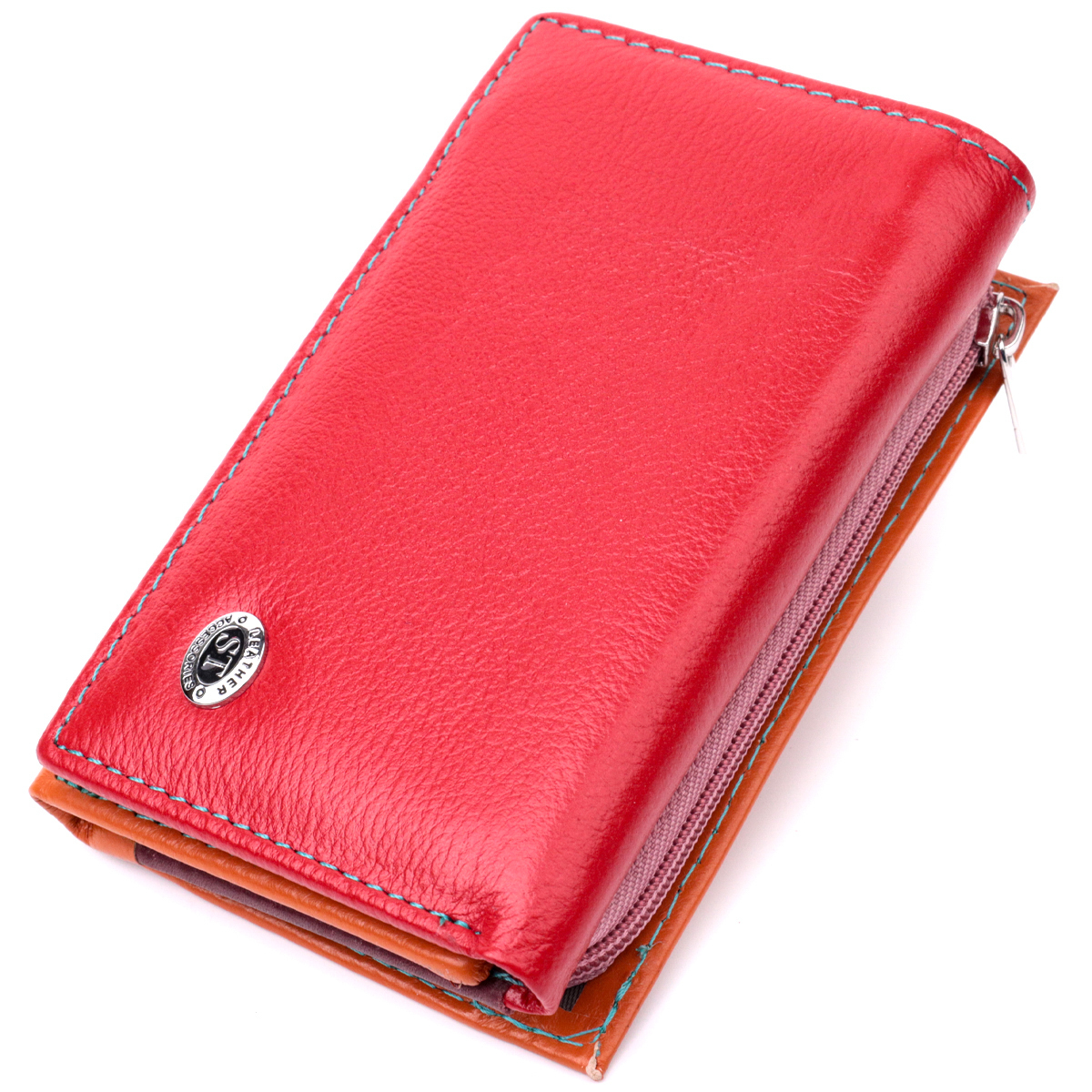 Кошелек женский кожаный St Leather 19511 разноцветный фото1