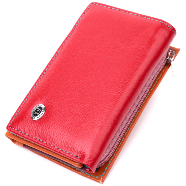 Кошелек женский кожаный St Leather 19511 разноцветный фото