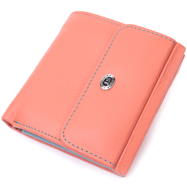 Кошелек женский кожаный St Leather 22487 оранжевый фото