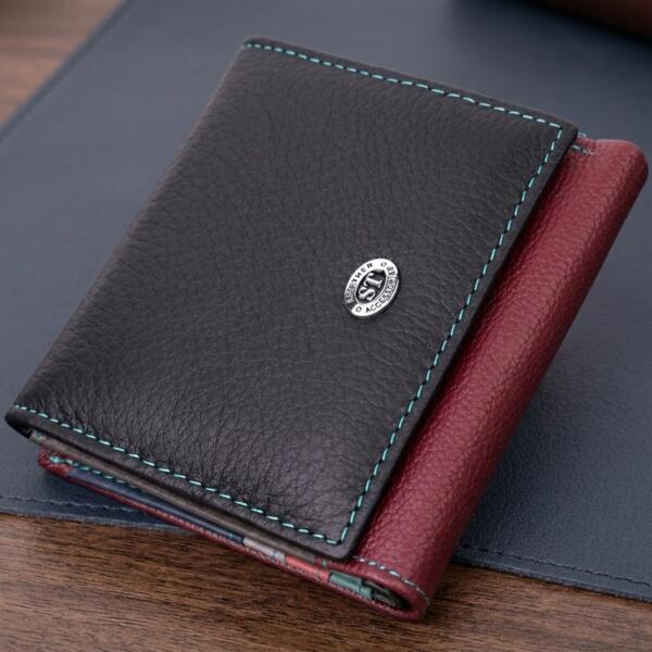 Кошелек женский кожаный St Leather 22500 разноцветный фото