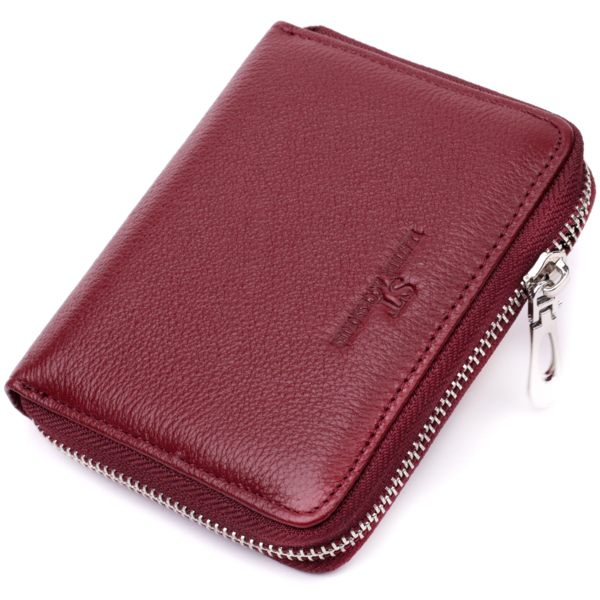 Кошелек женский кожаный St Leather 22507 бордовый фото