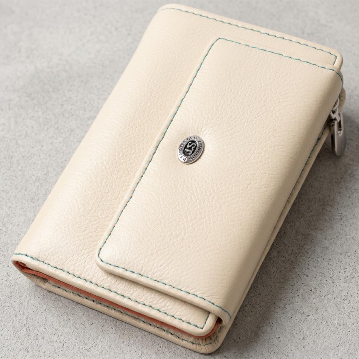 Кошелек женский кожаный St Leather 22559 желтый фото1