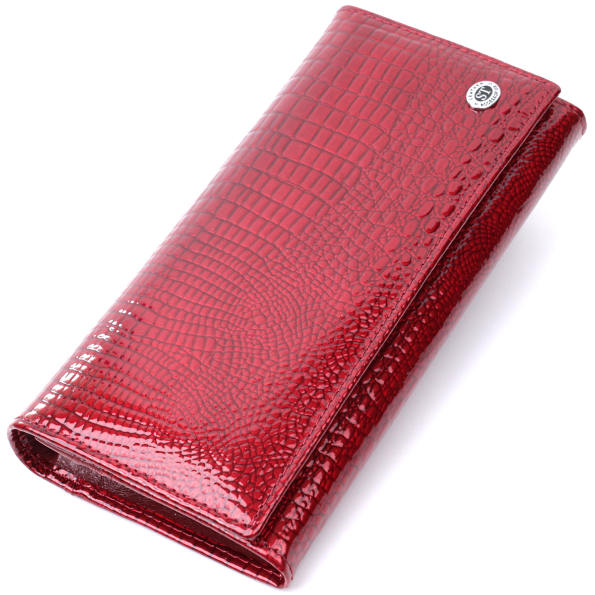 Гаманець жіночий шкіряний St Leather 22733 червоний фото1