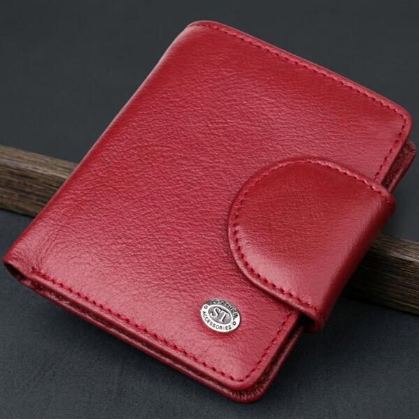 Кошелек женский кожаный St Leather 20853_1 бордовый фото
