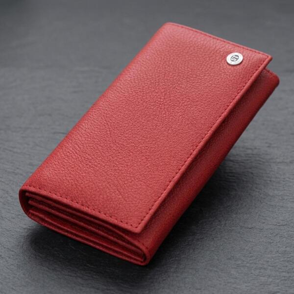 Кошелек женский кожаный St Leather 20889_1 красный фото