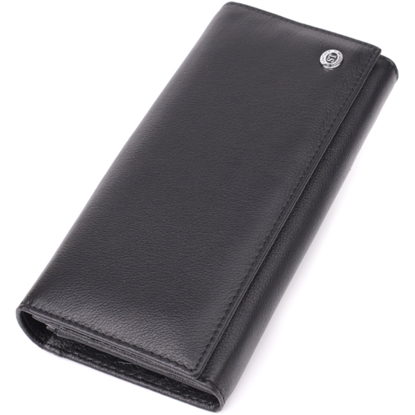 Кошелек женский кожаный St Leather 20892_1 черный фото