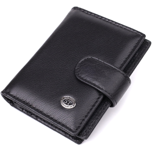 Кошелек мужкой кожаный St Leather 20902_1 черный фото