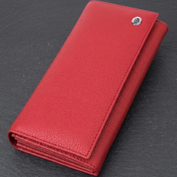 Кошелек женский кожаный St Leather 20903_1 красный фото