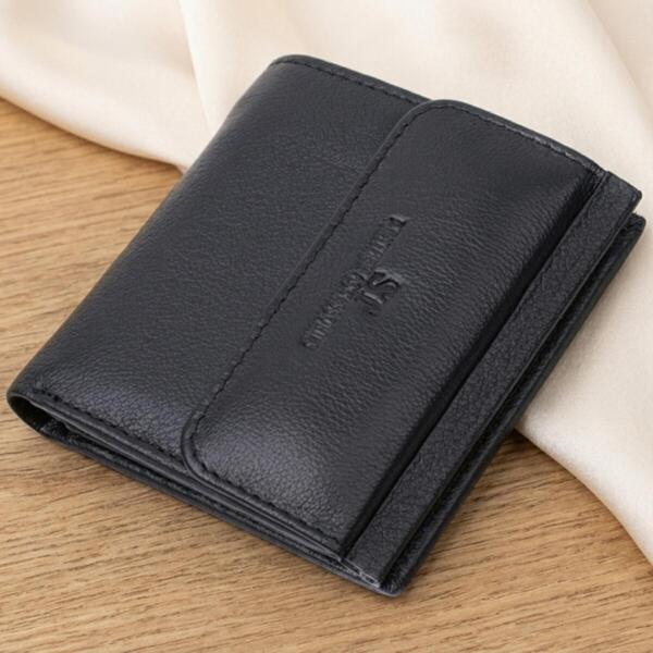 Кошелек женский кожаный St Leather 15110 черный фото