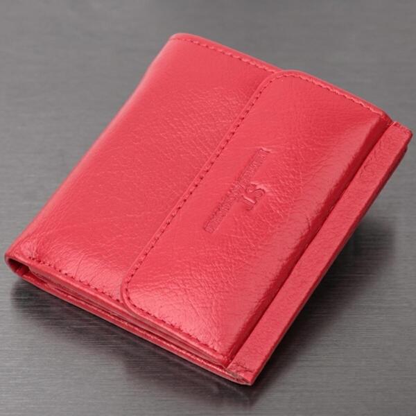 Кошелек женский кожаный St Leather 22888 красный фото