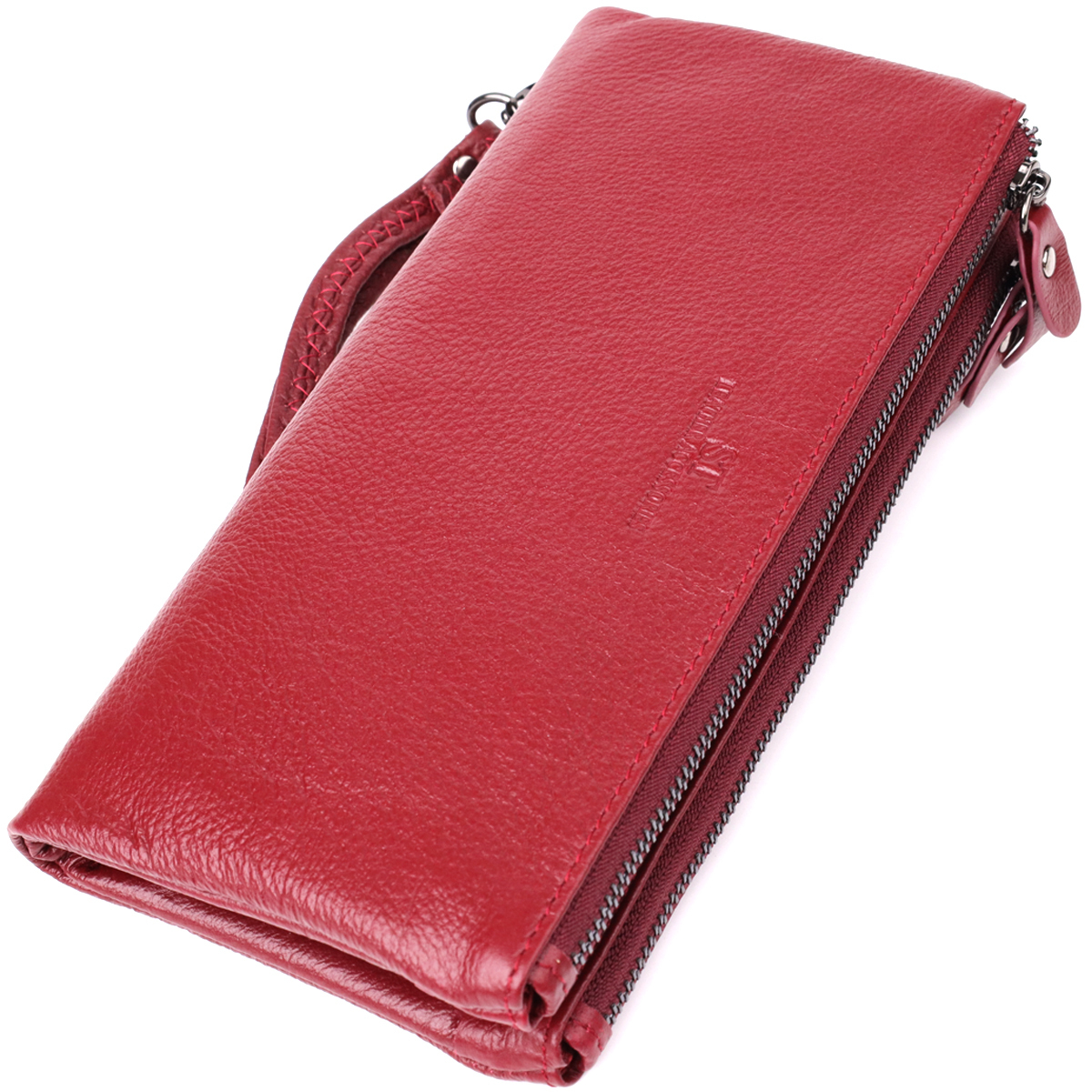 Кошелек женский кожаный St Leather 23108 бордовый фото1