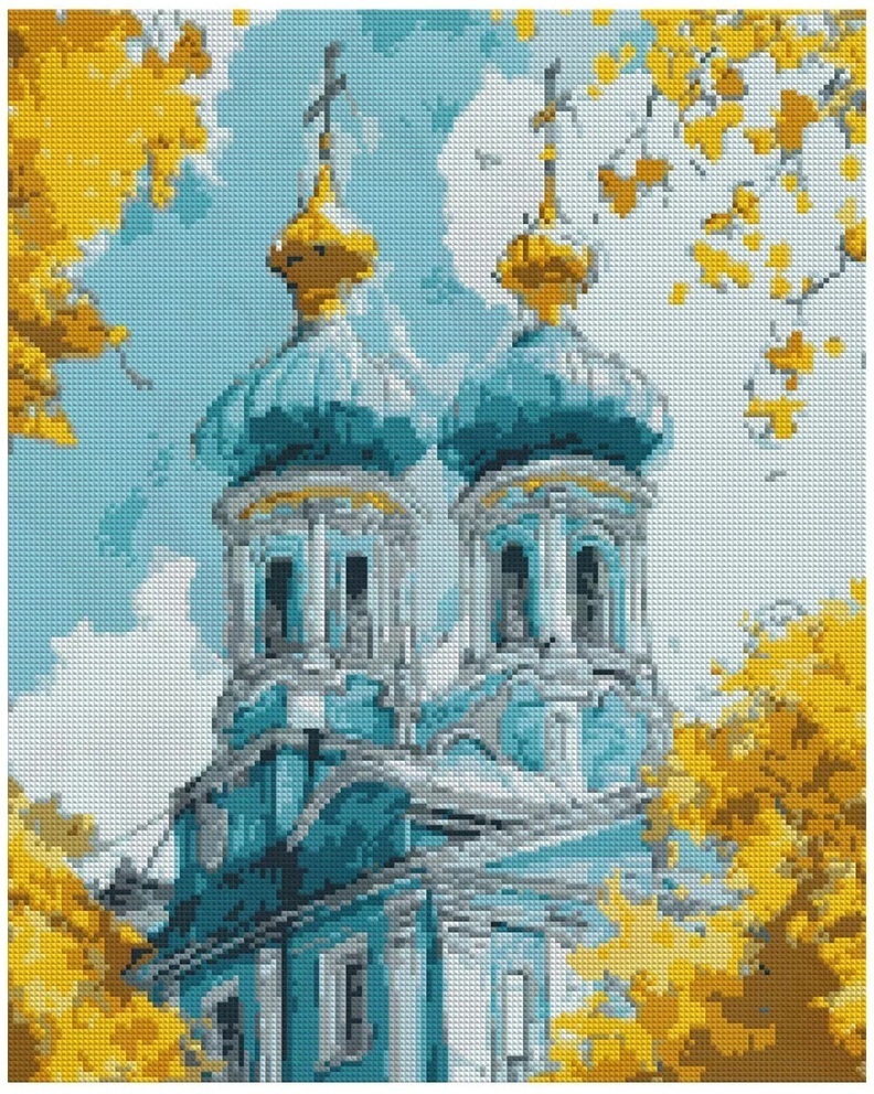 Алмазная мозаика Santi София Киевская 40х50 см на подрамнике фото1