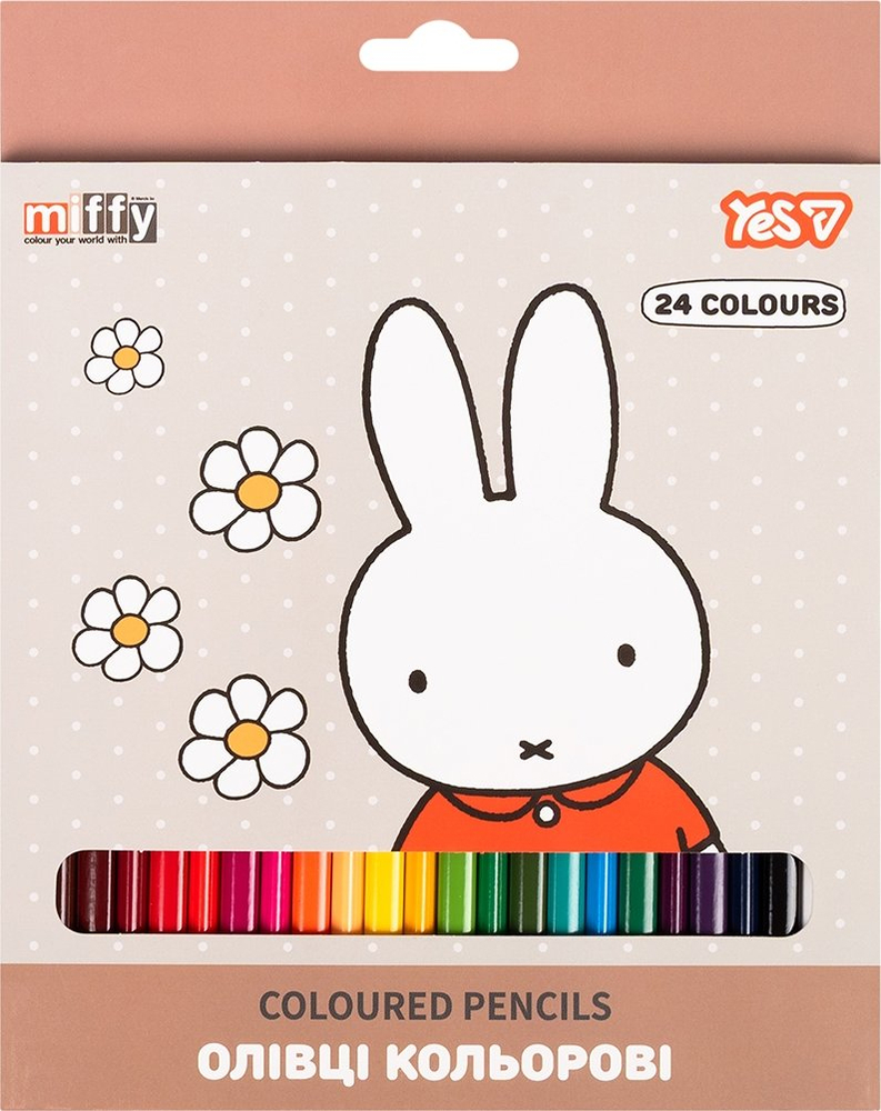 Карандаши цветные Yes Miffy 24 цвета
