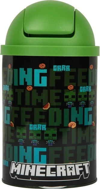 Контейнер настольный для мусора Yes Minecraft Time feeding металлический 10 х 18 см фото1