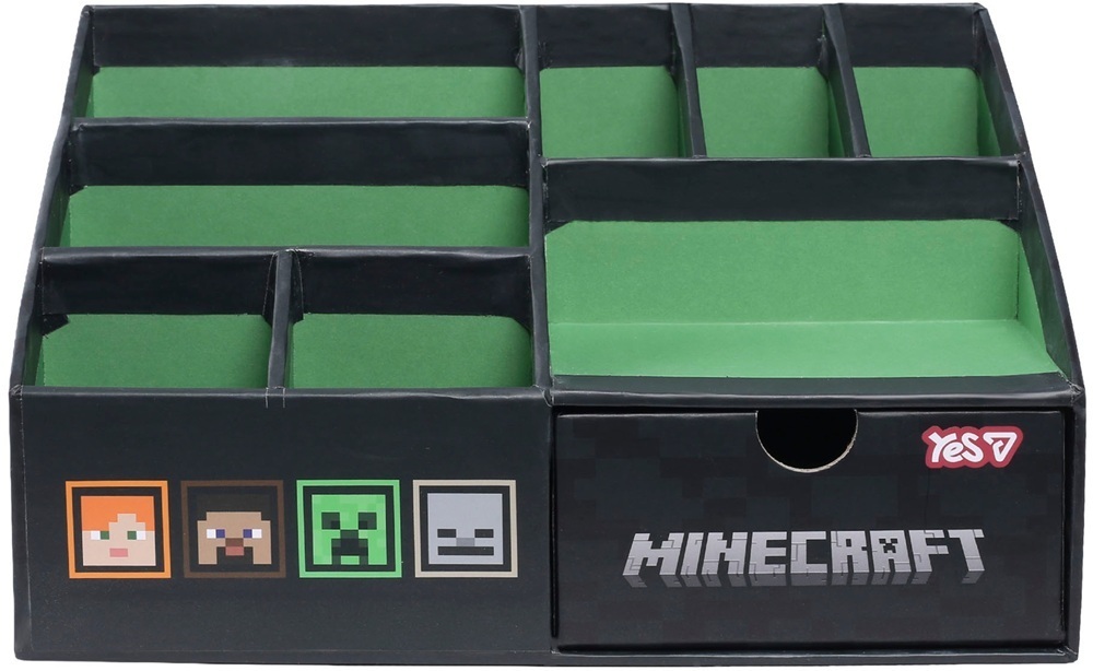 Організатор настільний Yes Minecraft 8 відділень картон (708619_) фото1