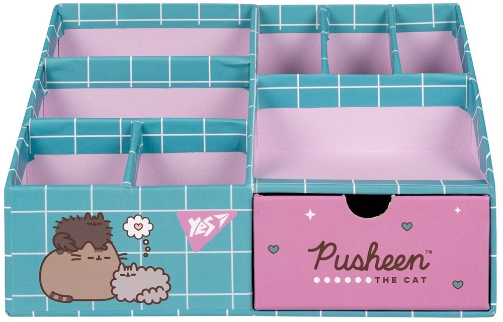 Організатор настільний Yes Pusheen 8 відділень картон (708222) фото1