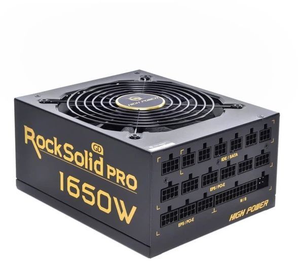 Блок живлення HighPower Rock Solid Pro 1650W 80+ Gold (RS-1650GD PRO) фото1