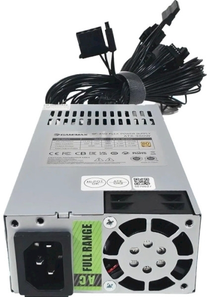 Блок живлення GAMEMAX GF-350W FLEX 80+ Gold (GF-350W) фото1